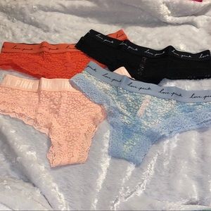 XLG Victoria Secret PINK Cheeksters LACE